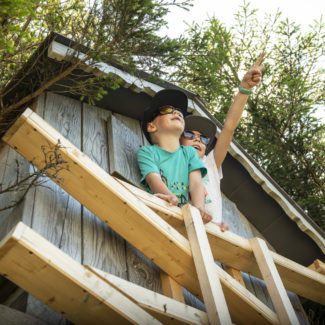 Colline des enfants Charmey cabane