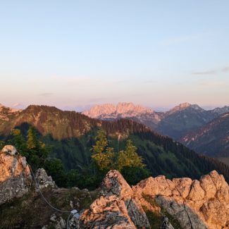 Vue depuis le sommet de la via ferrata de Charmey