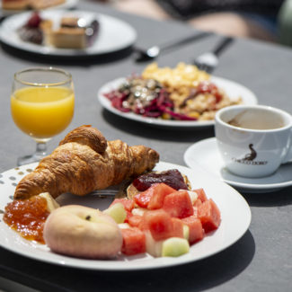 brunch au restaurant Les Dents-Vertes à Charmey