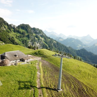 Vue panoramique Alpage Piller Charmey